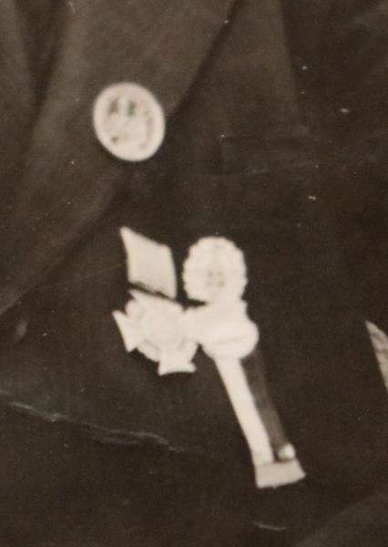 altes Portrait eines älteren Herrn vom Kyffhäuser Bund